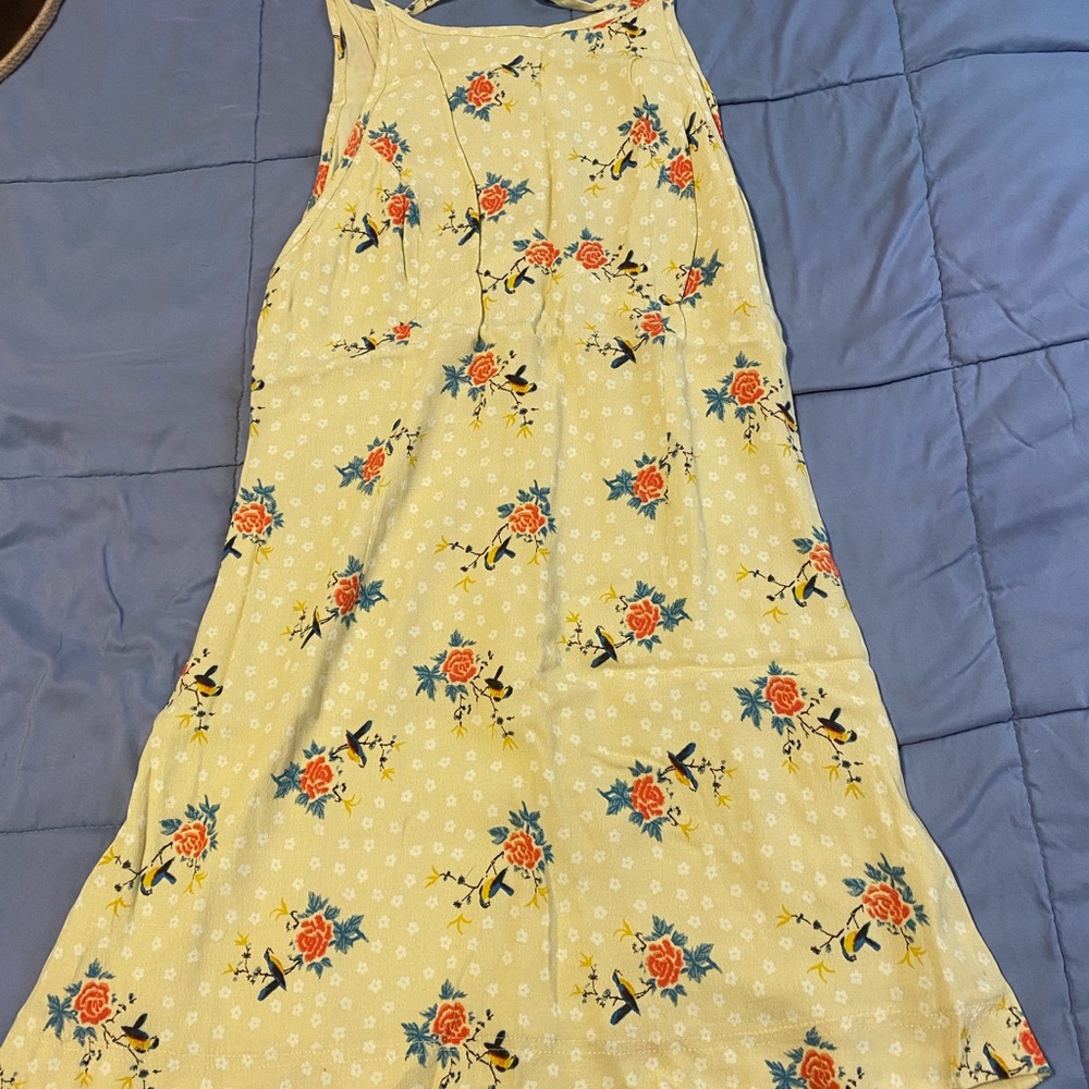 Floral Yellow Dress